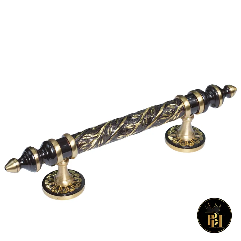 BRASS PULL HANDLE HOPPER